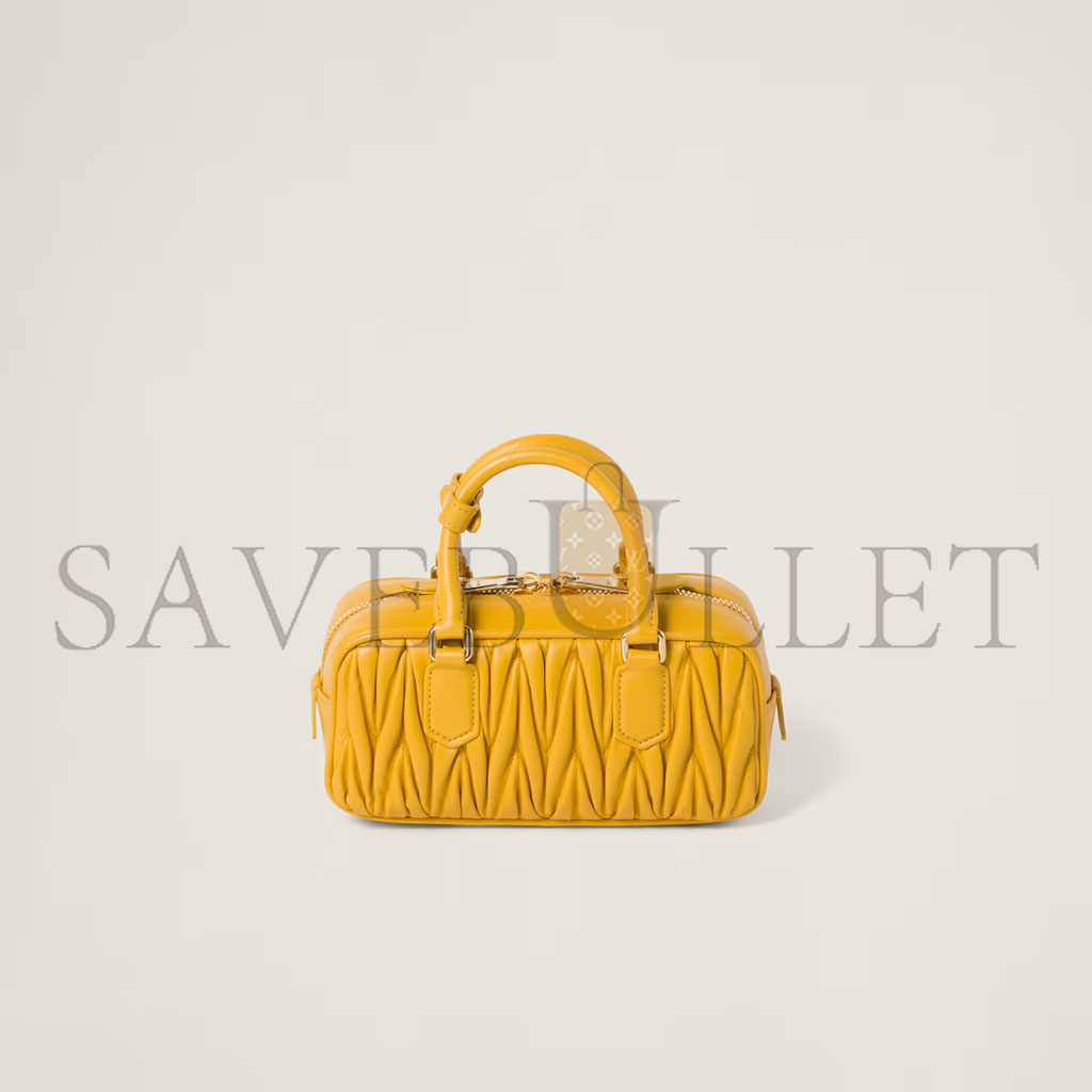 M1v M1v arcadie matelassÉ nappa leather bag 5bb142 (22*10.5*7.5cm)